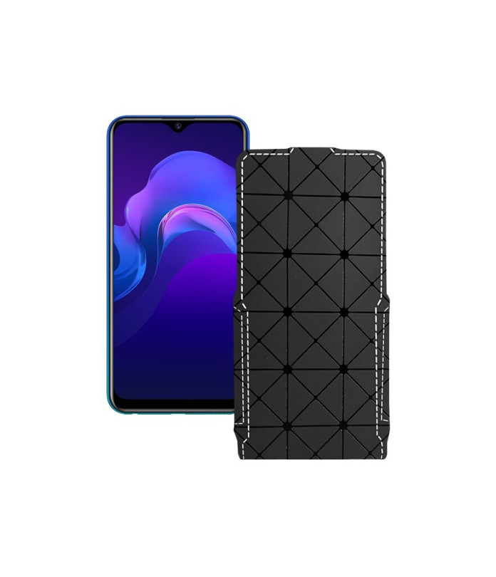 Чохол-флип з екошкіри для телефону Vivo Y12