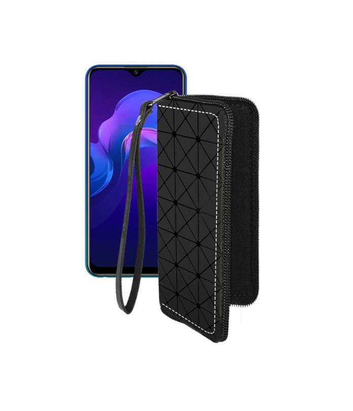 Чохол-гаманець з екошкіри для телефону Vivo Y12