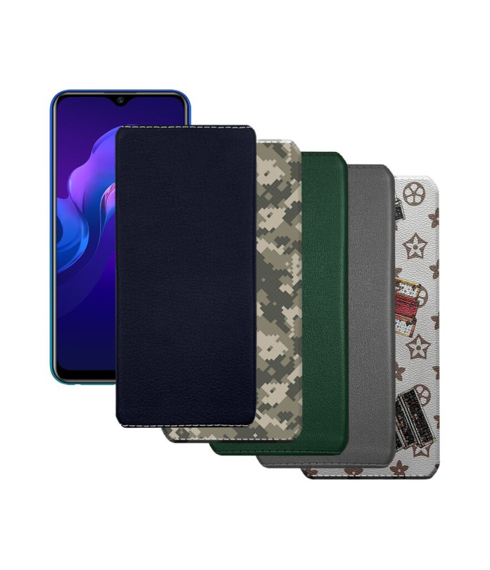 Накладка з екошкіри для телефону Vivo Y12