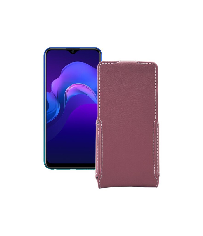 Чохол-флип з екошкіри для телефону Vivo Y12