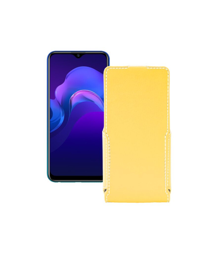 Чохол-флип з екошкіри для телефону Vivo Y12