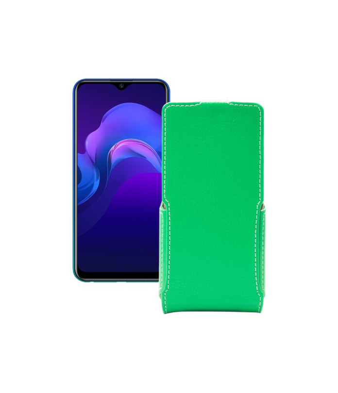 Чохол-флип з екошкіри для телефону Vivo Y12