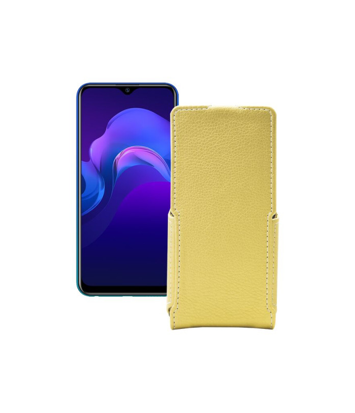 Чохол-флип з екошкіри для телефону Vivo Y12