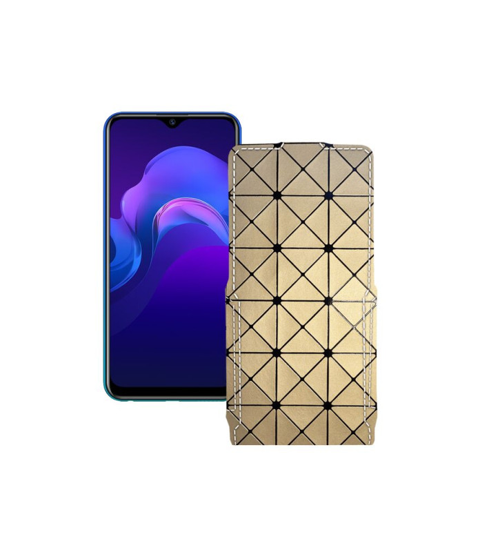 Чохол-флип з екошкіри для телефону Vivo Y12