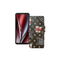 Чохол-книжка з екошкіри для телефону Oukitel WP300 5G