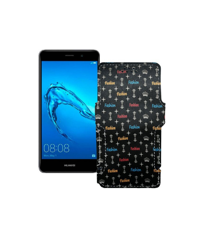 Чохол-книжка з екошкіри для телефону Huawei Y7 2017