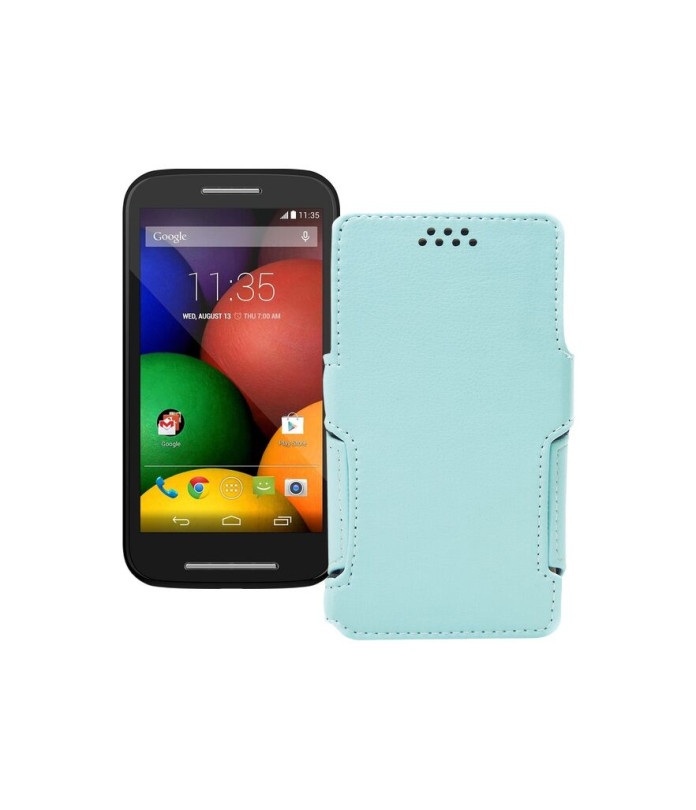 Чохол-книжка з екошкіри для телефону Motorola Moto E