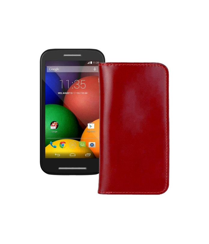 Портмоне з шкіри для телефону Motorola Moto E