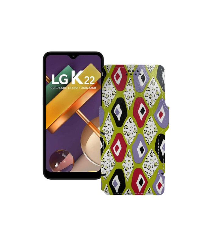 Чохол-книжка з екошкіри для телефону LG K22