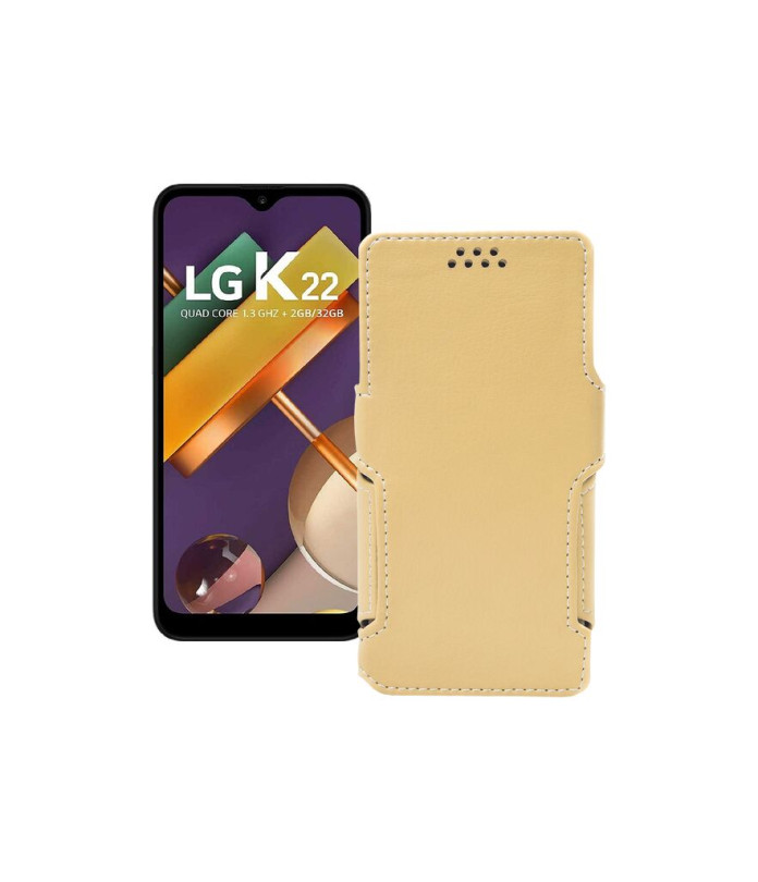 Чохол-книжка з екошкіри для телефону LG K22