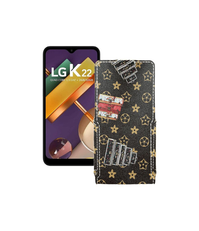 Чохол-флип з екошкіри для телефону LG K22