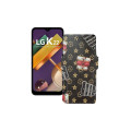 Чохол-книжка з екошкіри для телефону LG K22