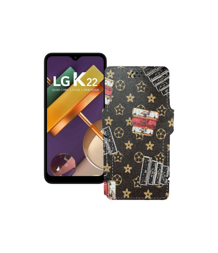 Чохол-книжка з екошкіри для телефону LG K22