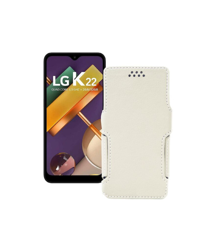 Чохол-книжка з екошкіри для телефону LG K22