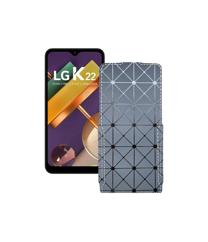 Чохол-флип з екошкіри для телефону LG K22