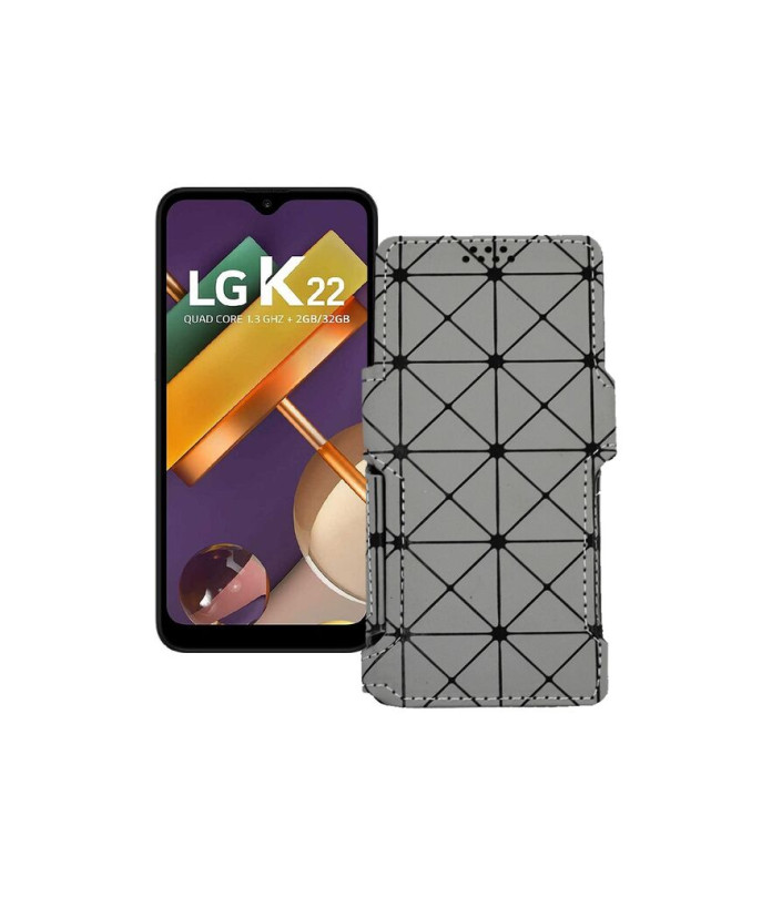 Чохол-книжка з екошкіри для телефону LG K22