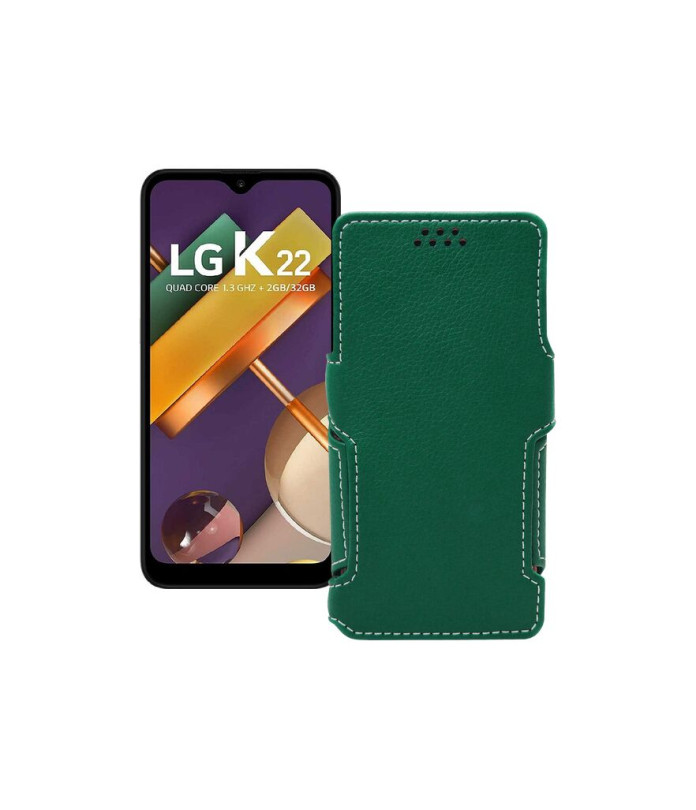 Чохол-книжка з екошкіри для телефону LG K22