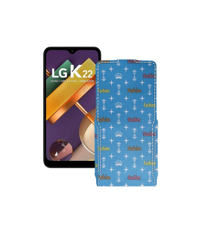 Чохол-флип з екошкіри для телефону LG K22