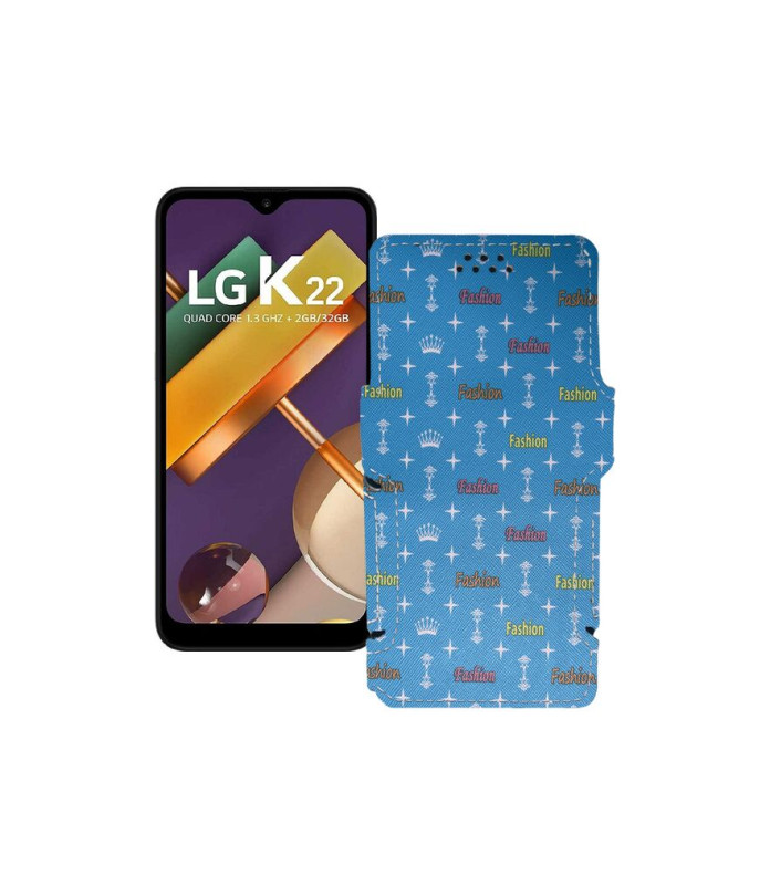 Чохол-книжка з екошкіри для телефону LG K22