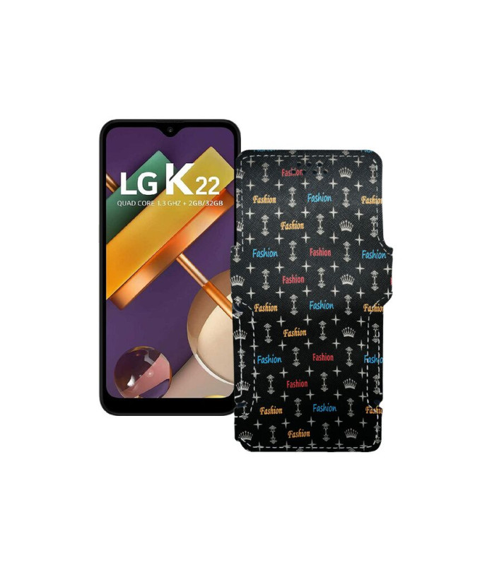 Чохол-книжка з екошкіри для телефону LG K22