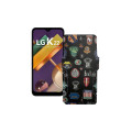 Чохол-книжка з екошкіри для телефону LG K22