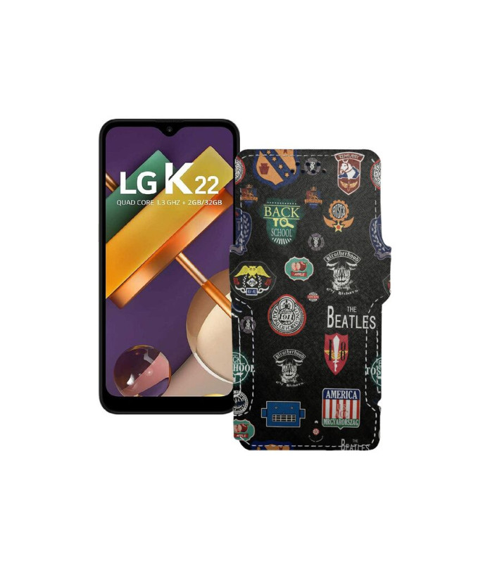 Чохол-книжка з екошкіри для телефону LG K22