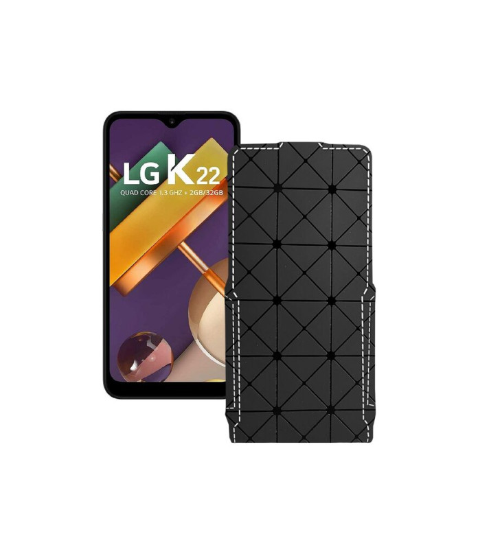 Чохол-флип з екошкіри для телефону LG K22