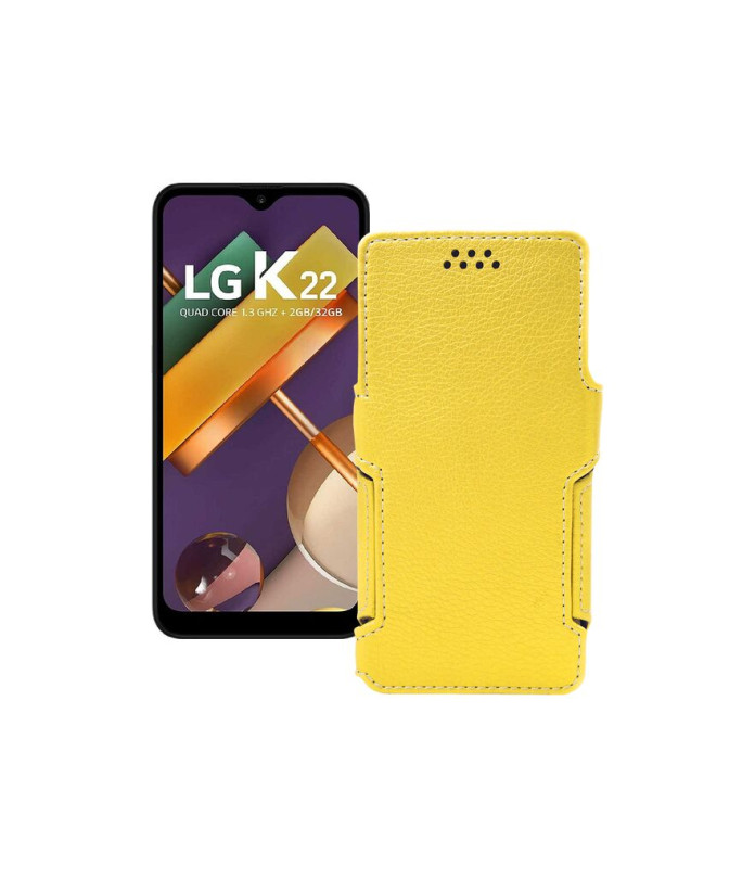 Чохол-книжка з екошкіри для телефону LG K22