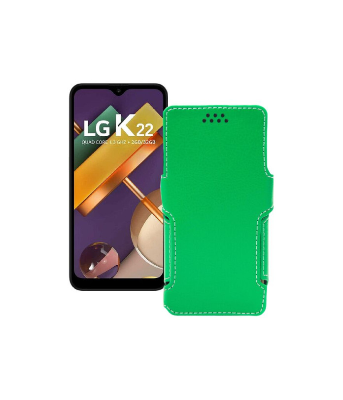 Чохол-книжка з екошкіри для телефону LG K22