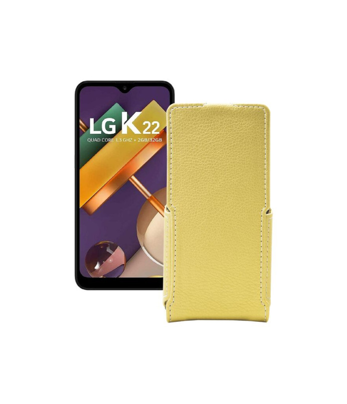 Чохол-флип з екошкіри для телефону LG K22