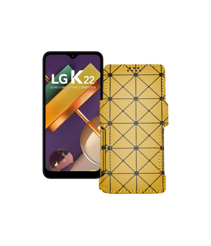 Чохол-книжка з екошкіри для телефону LG K22