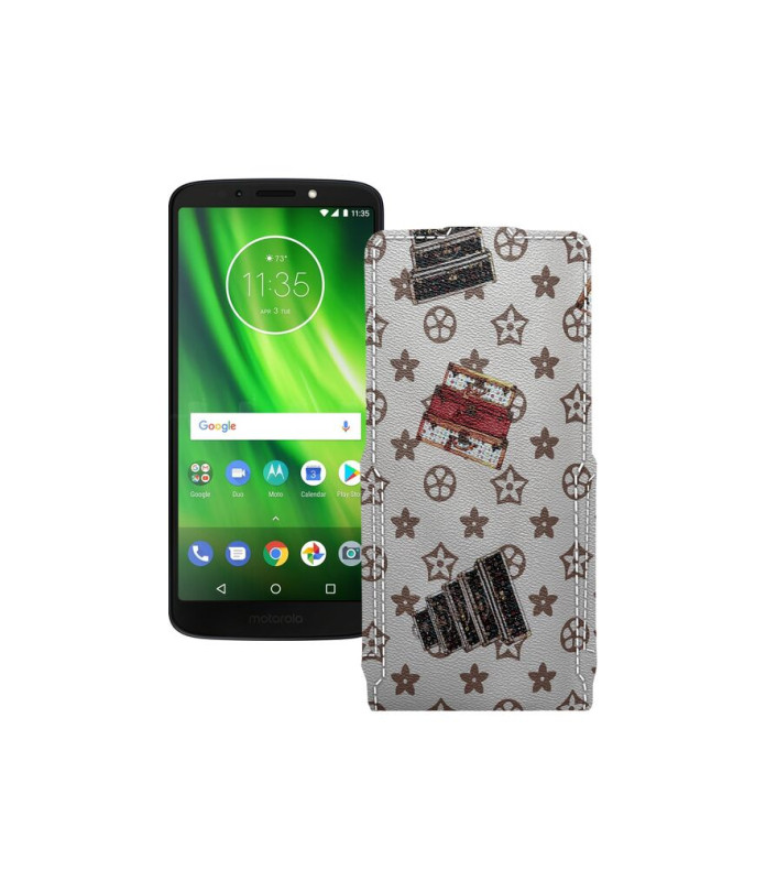 Чохол-флип з екошкіри для телефону Motorola Moto G6 (xt1925)