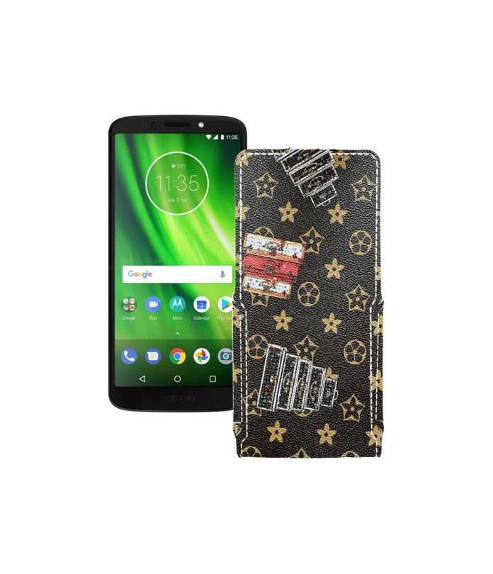 Чохол-флип з екошкіри для телефону Motorola Moto G6 (xt1925)