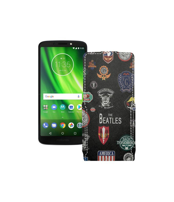 Чохол-флип з екошкіри для телефону Motorola Moto G6 (xt1925)