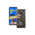 Чохол-флип з екошкіри для телефону Tecno Pop 9 5G