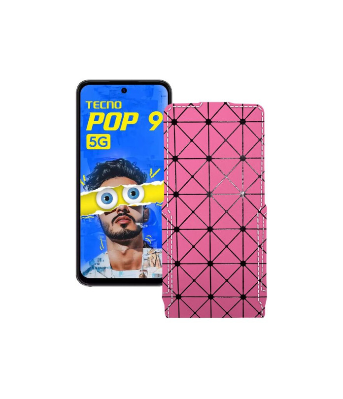 Чохол-флип з екошкіри для телефону Tecno Pop 9 5G
