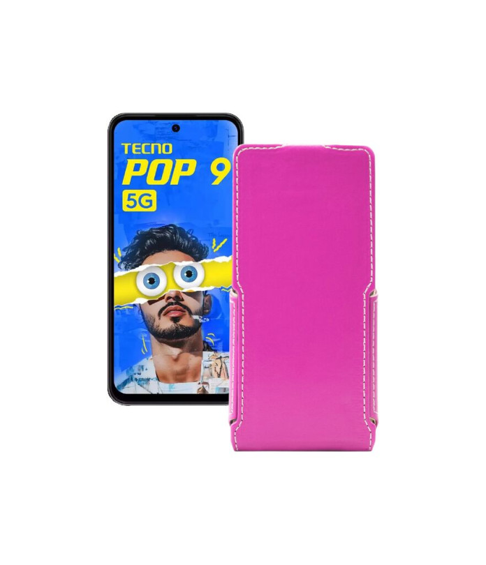 Чохол-флип з екошкіри для телефону Tecno Pop 9 5G