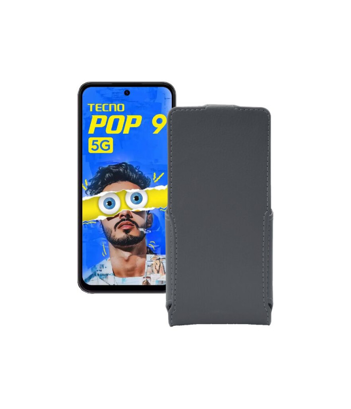 Чохол-флип з екошкіри для телефону Tecno Pop 9 5G