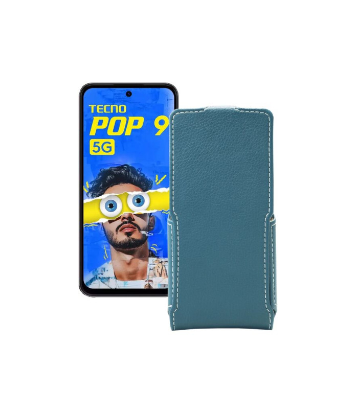 Чохол-флип з екошкіри для телефону Tecno Pop 9 5G