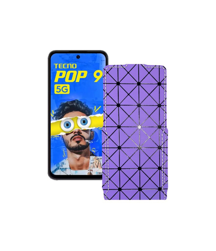 Чохол-флип з екошкіри для телефону Tecno Pop 9 5G