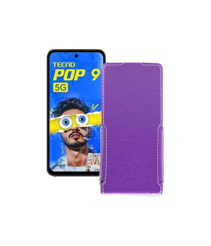 Чохол-флип з екошкіри для телефону Tecno Pop 9 5G