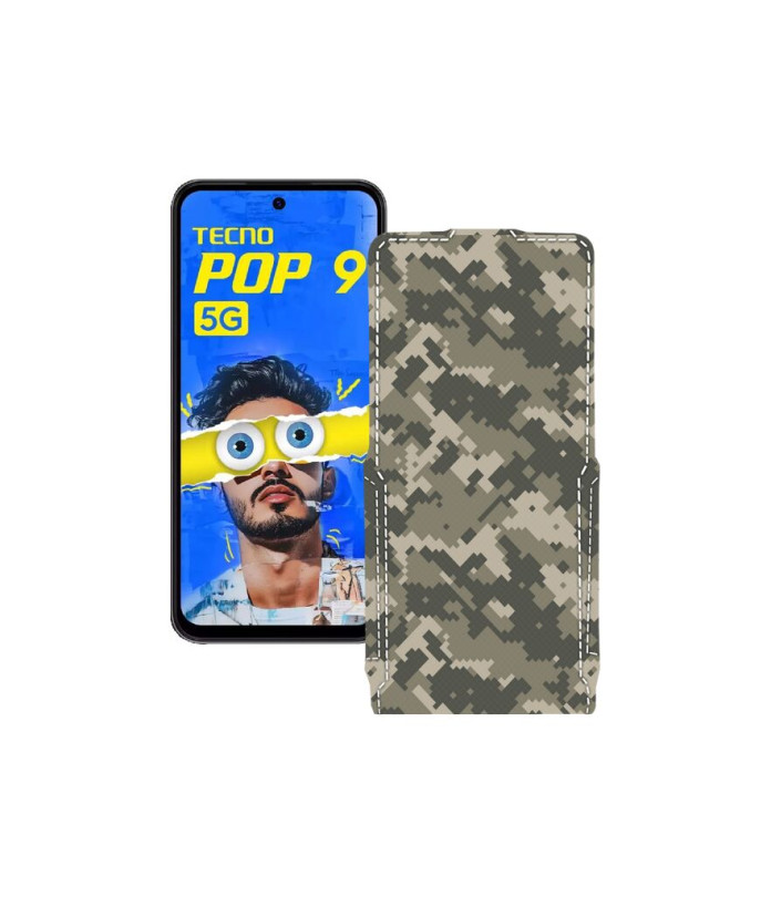 Чохол-флип з екошкіри для телефону Tecno Pop 9 5G