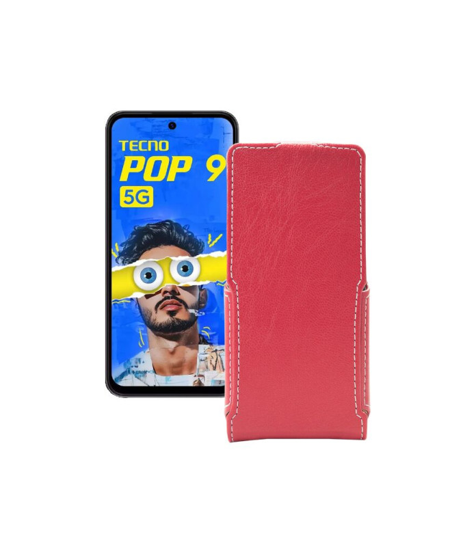 Чохол-флип з екошкіри для телефону Tecno Pop 9 5G