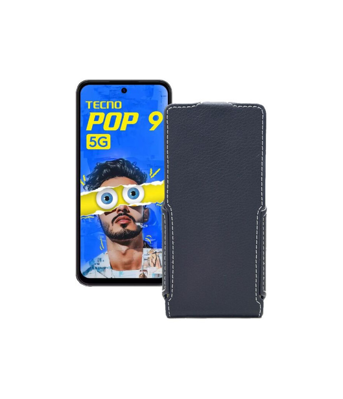 Чохол-флип з екошкіри для телефону Tecno Pop 9 5G