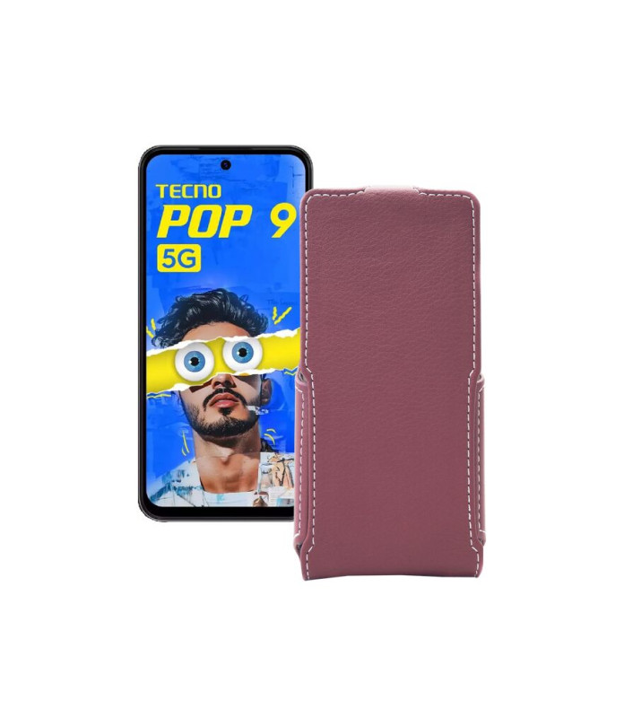 Чохол-флип з екошкіри для телефону Tecno Pop 9 5G