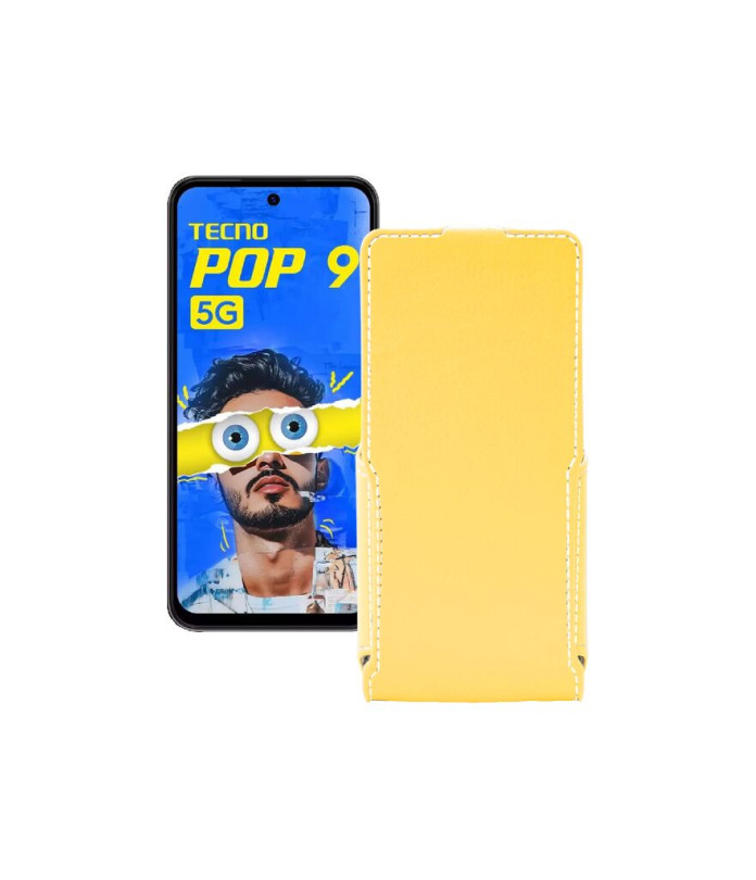 Чохол-флип з екошкіри для телефону Tecno Pop 9 5G