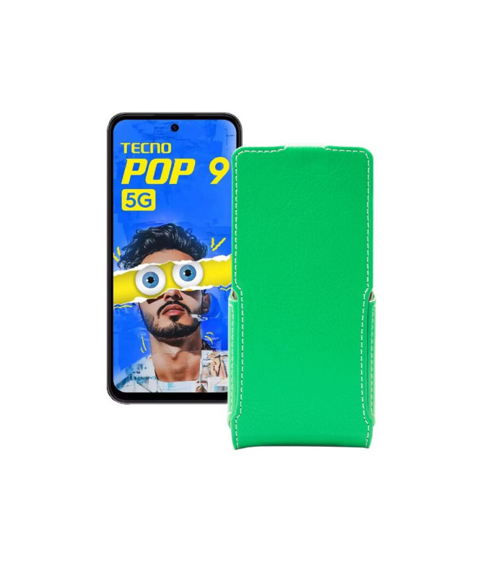Чохол-флип з екошкіри для телефону Tecno Pop 9 5G