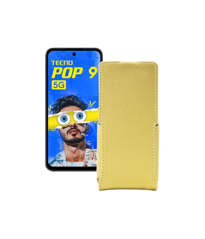 Чохол-флип з екошкіри для телефону Tecno Pop 9 5G