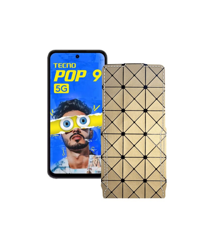 Чохол-флип з екошкіри для телефону Tecno Pop 9 5G