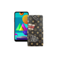 Чохол-флип з екошкіри для телефону Samsung Galaxy M01 (M015)